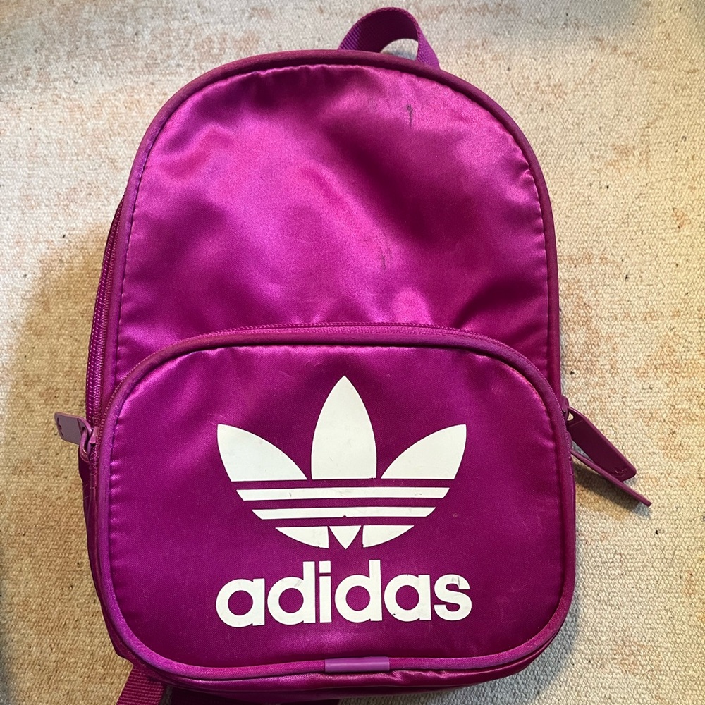 Adidas Originals Mini Backpack in Fuschia